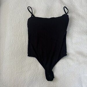 SKIMS Smooth Layers Cami Bodysuit | OBSIDIAN size small